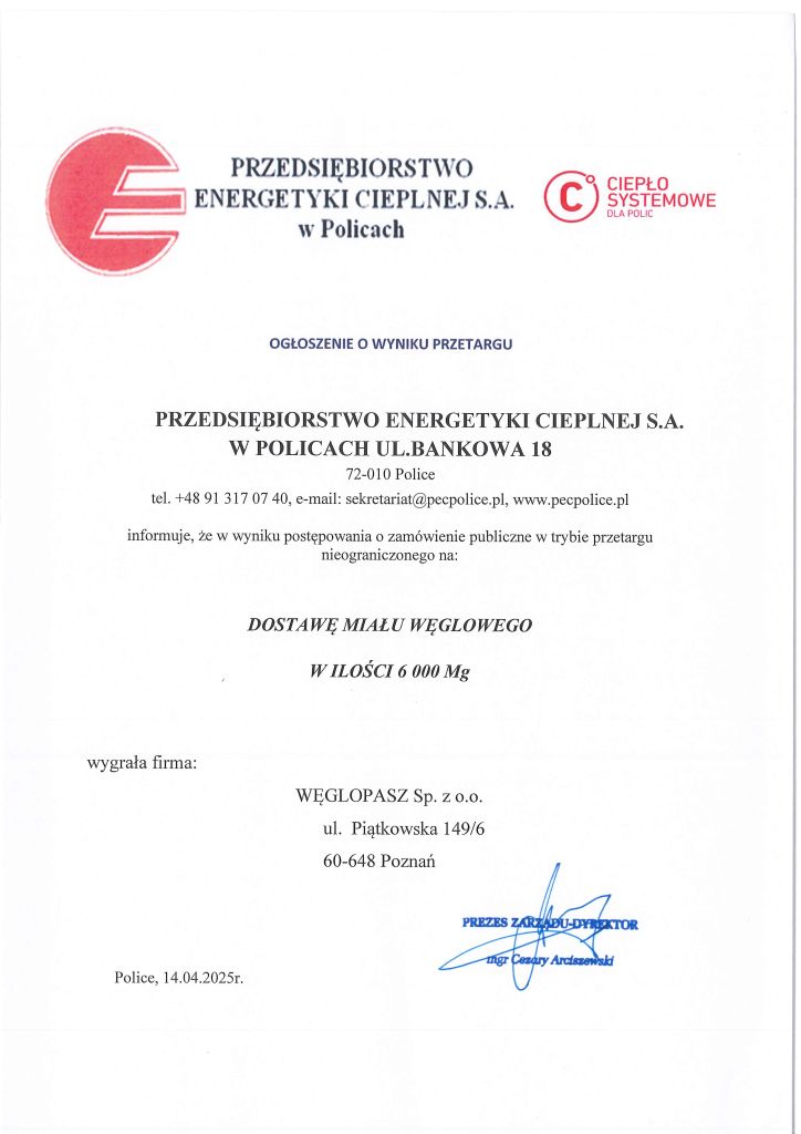 oglosz O WYNIKU miał 2025
